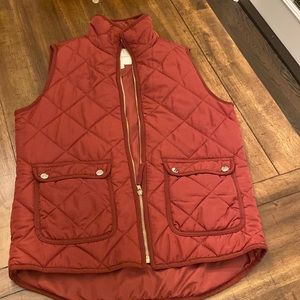 Burgundy Vest, Size Small